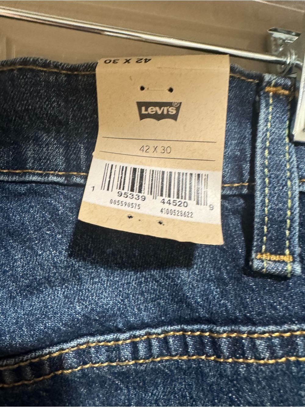 Levi's Men's Dark Indigo Relaxed Denim Jeans